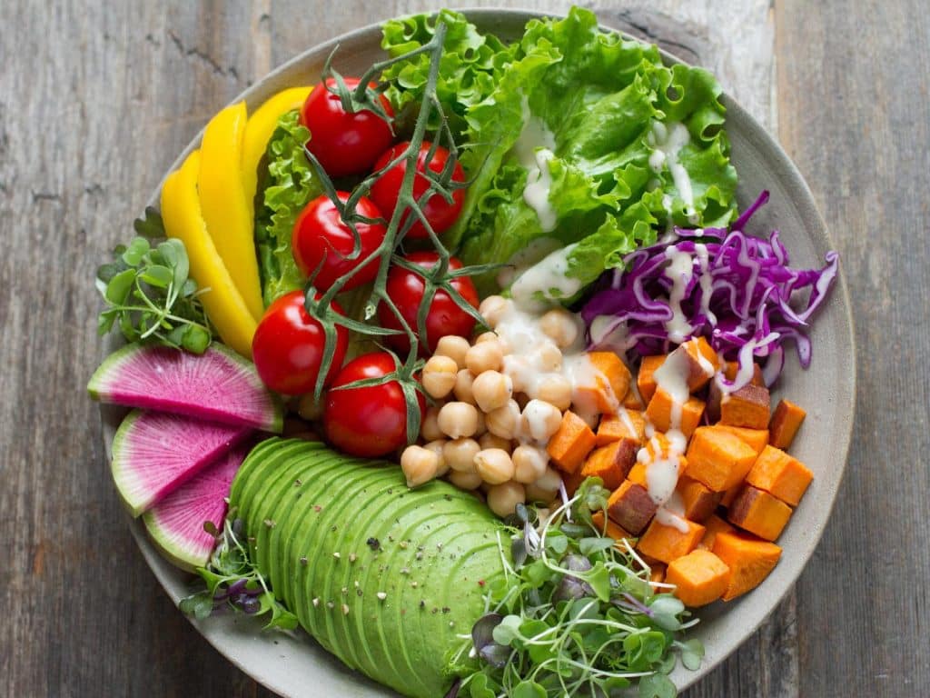 Embutido vegano, plato vegano